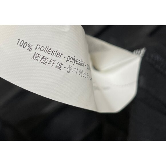 Zara Pleated Midi Dress Cap Sleeve Size S Small Black Lightweight Slit - Picture 6 of 6